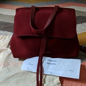 Mansur Gavriel Suede Mini Lady Bag
